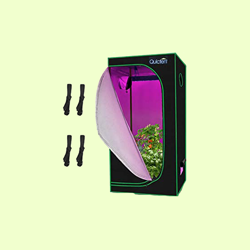 Medium 32 x 32 x 64 inch grow tent for indoor cannabis