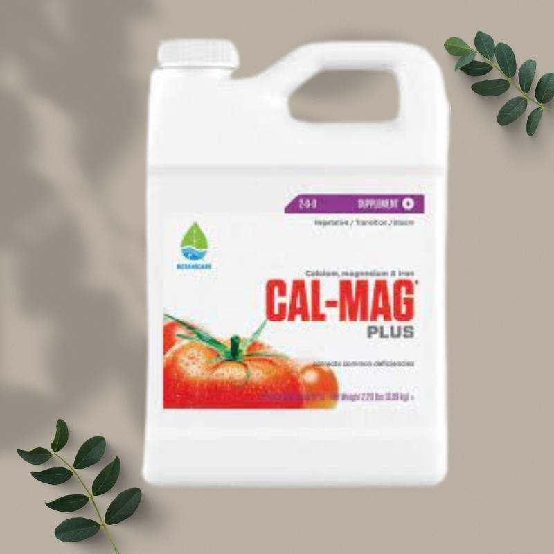 Cal-Mag Plus bottle used for mixing a 5 ml per gallon feed