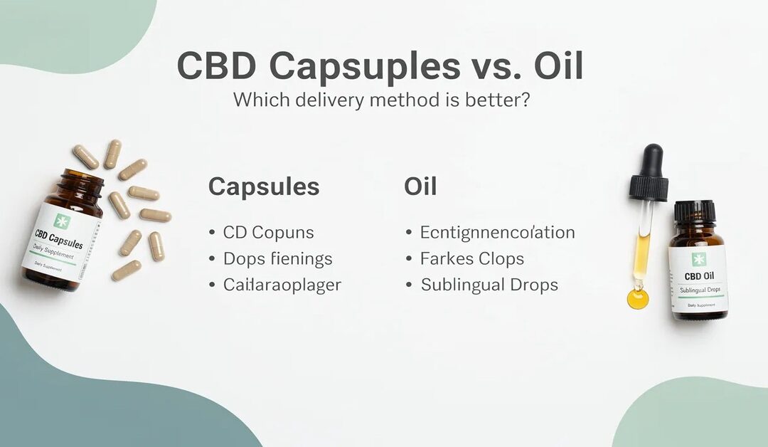 CBD Capsules vs. Oil: Which Delivery Method Is Better?