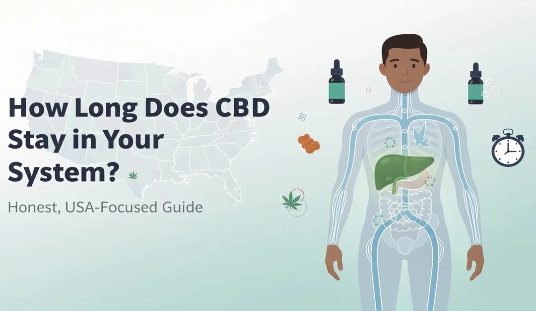 How Long Does CBD Stay in Your System? (Honest, USA‑Focused Guide)